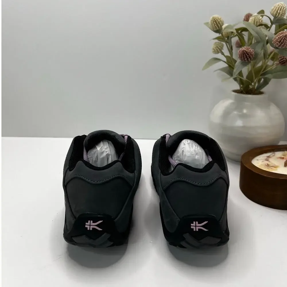 Kuru Chicane Trail Hiking Comfort Sneaker Smoke Gray/Black/Violet Women 6W NWB